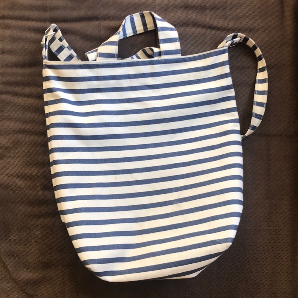 Baggu sailors stripe duck bag